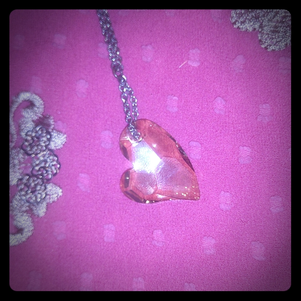 Yellow heart necklace